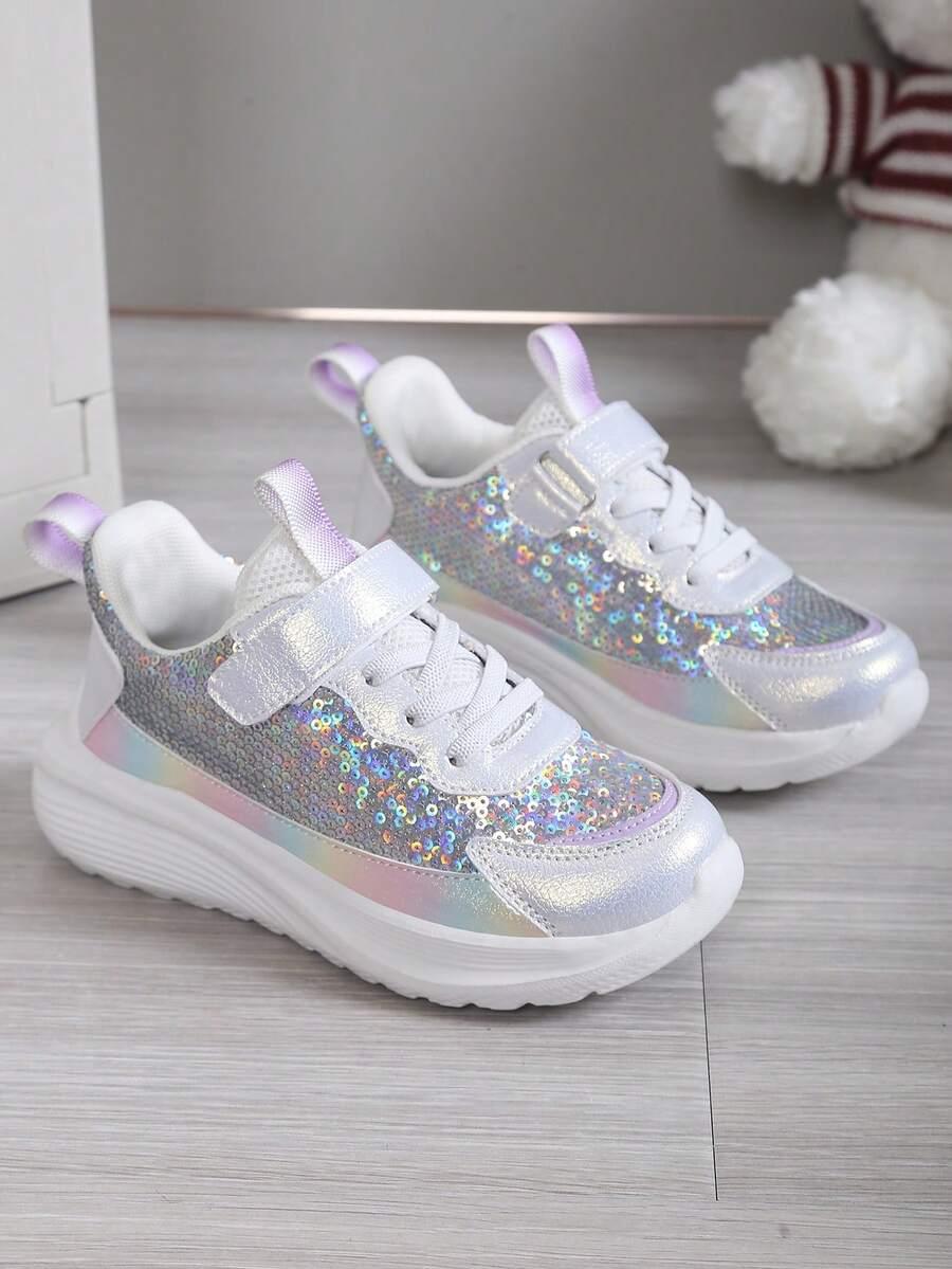 SHEIN BIAŁE BUTY SPORTOWE CEKINY S06__26