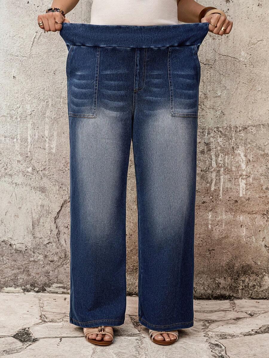 EMERY ROSE NIEBIESKIE SPODNIE JEANS S06__XXL