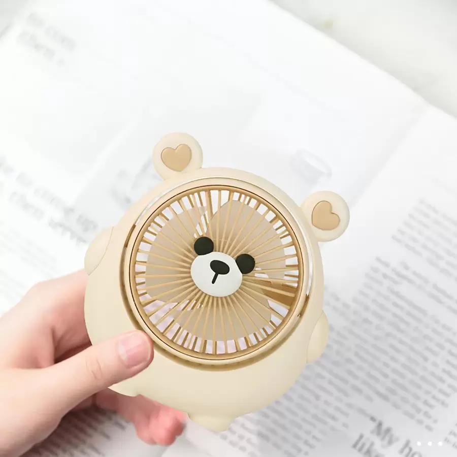 SHEIN BEŻOWY MINI WENTYLATOR S07