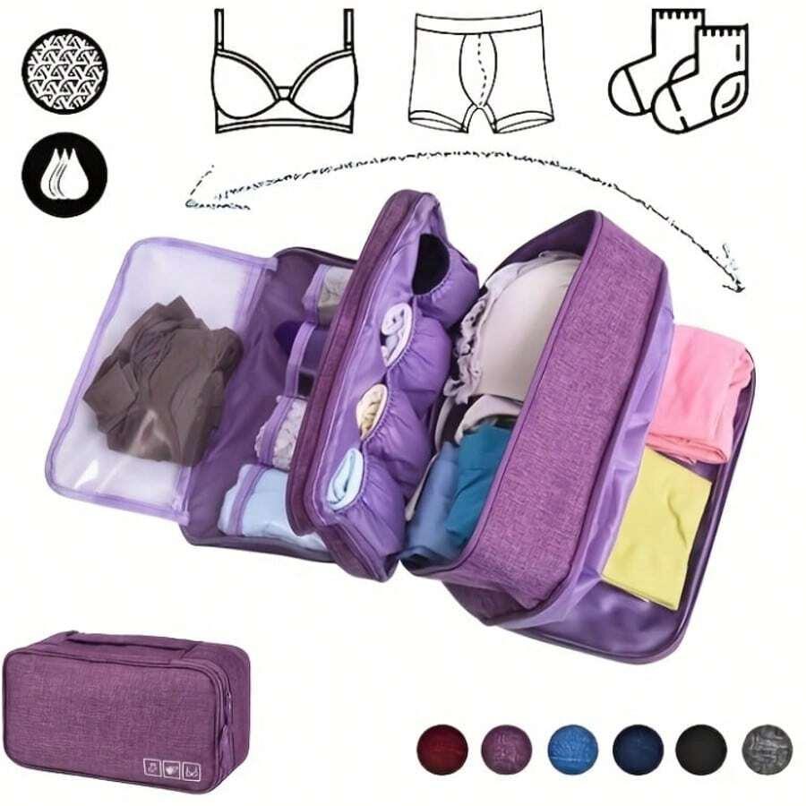 SHEIN GRANATOWY ORGANIZER ZAMEK S07__27X12
