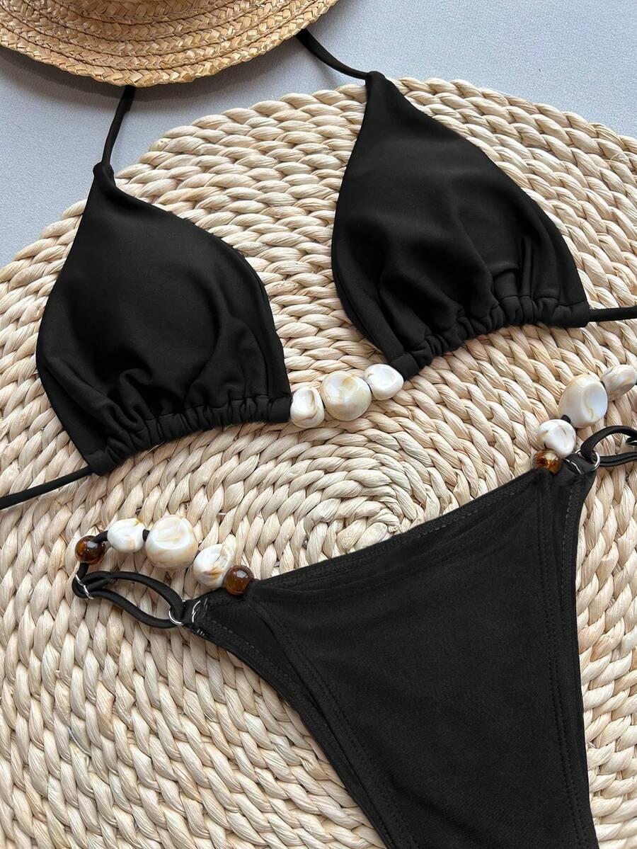SHEIN DWUCZĘŚCIOWY STRÓJ KĄPIELOWY S09__XS