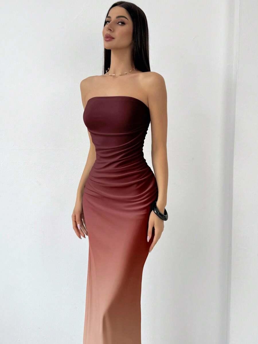 SHEIN SUKIENKA ODKRYTE RAMIONA S06__XS