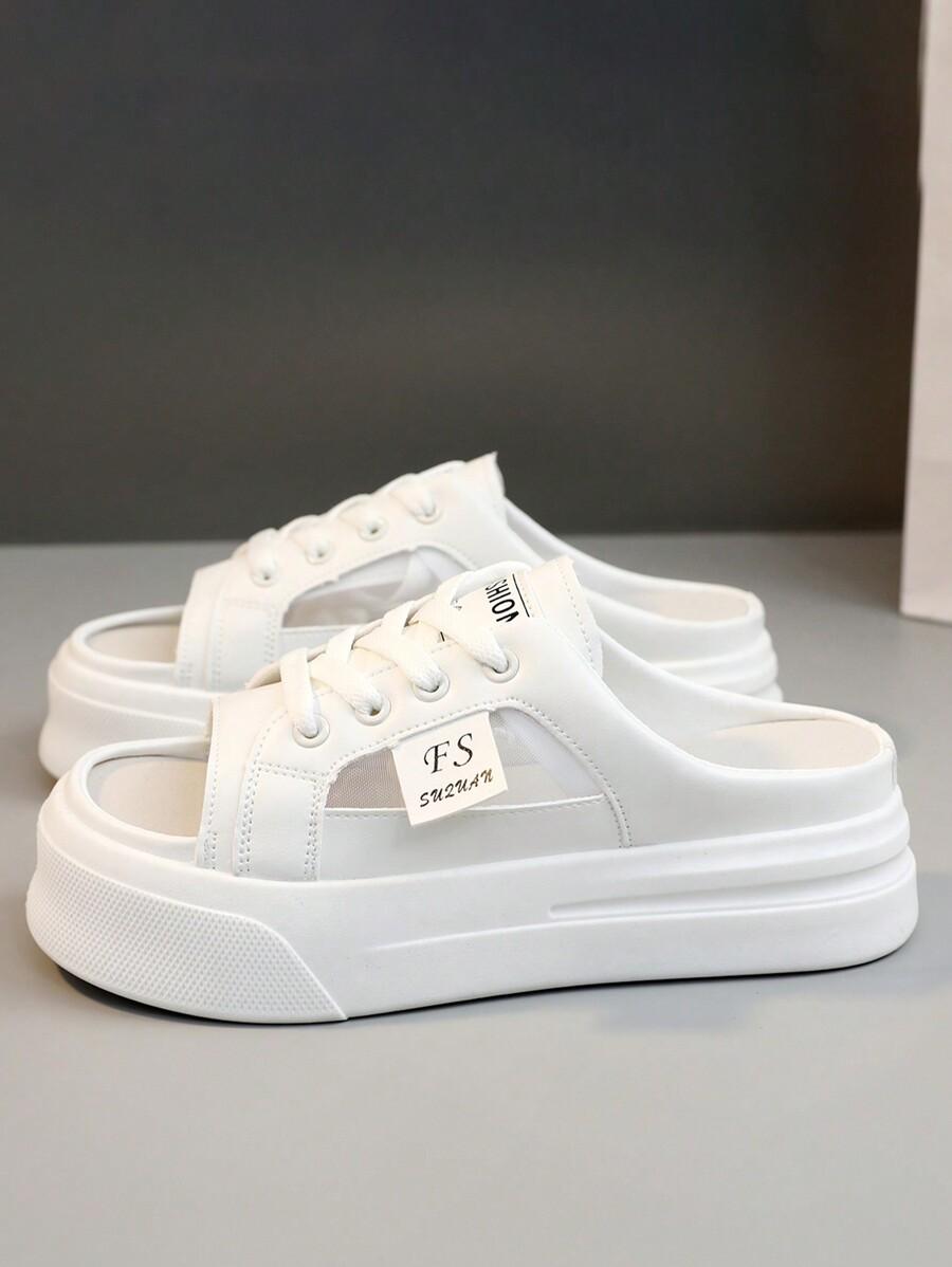 SHEIN BIAŁE KLAPKI CASUAL S06__36,5