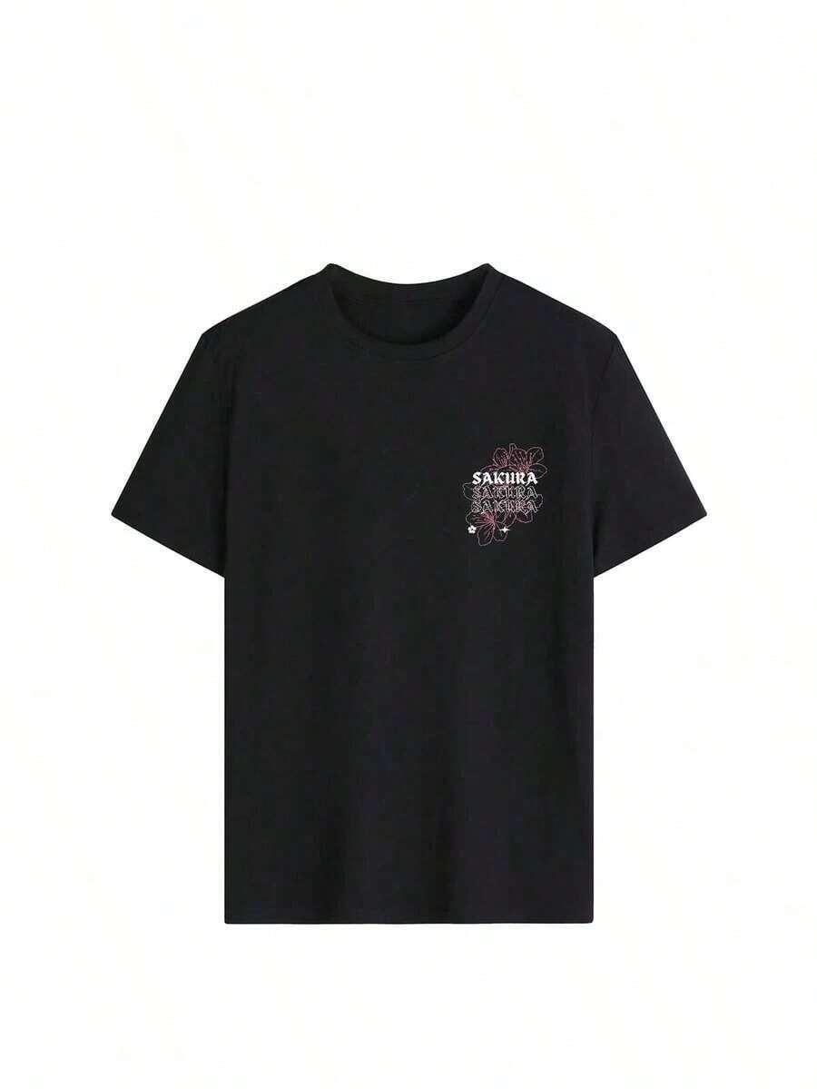 SHEIN CZARNY T-SHIRT PRINT S06__48