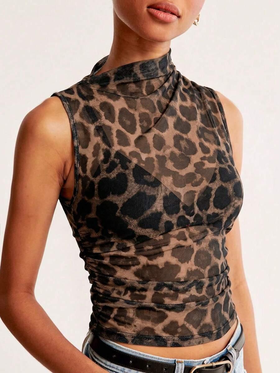 SHEIN TOP ANIMAL PRINT S06__S