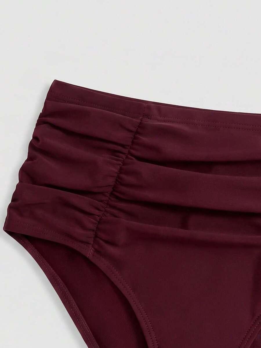 SHEIN DWUCZĘŚCIOWY STRÓJ KĄPIELOWY SPÓDNICA S09__46