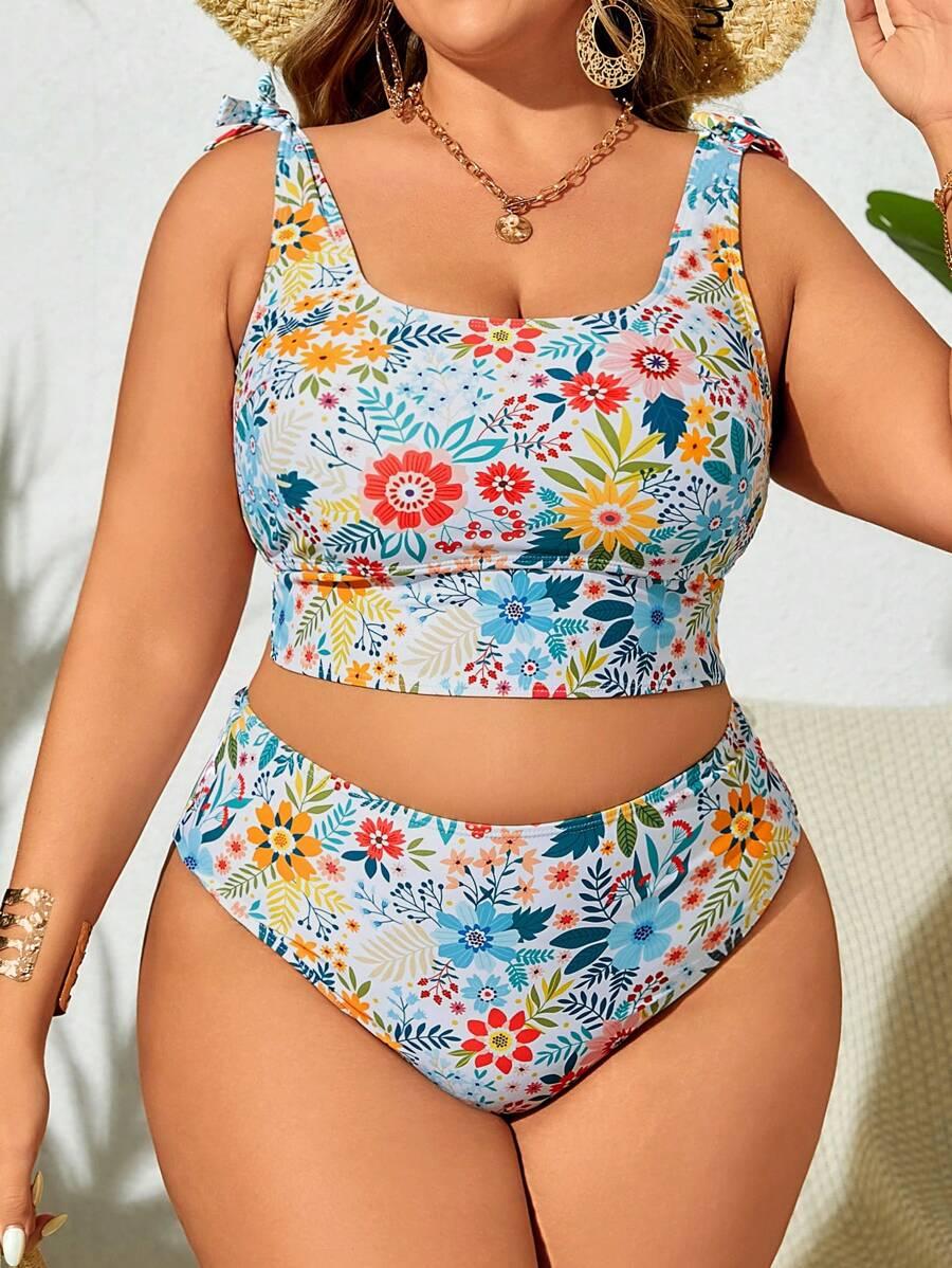SWIM LUSHOIRE STRÓJ KĄPIELOWY DWUCZĘŚCIOWY PRINT S09__46