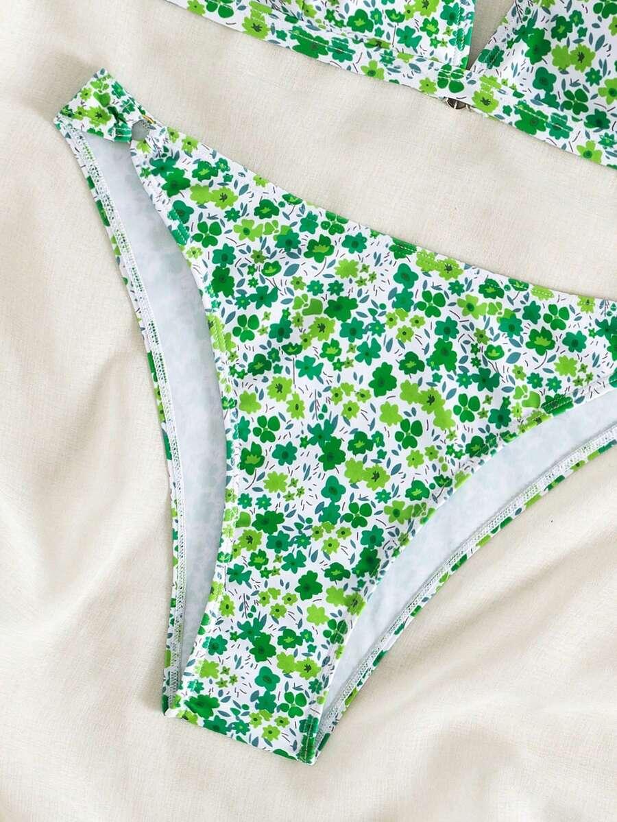 SWIM MOD DWUCZĘŚCIOWY STRÓJ KĄPIELOWY KWIATY S09__S