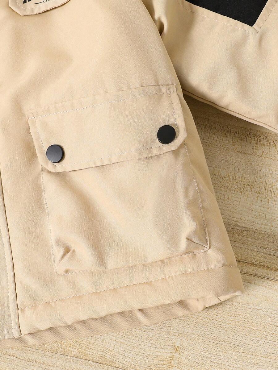 SHEIN KURTKA KONTRAST KAPTUR W01__110/116