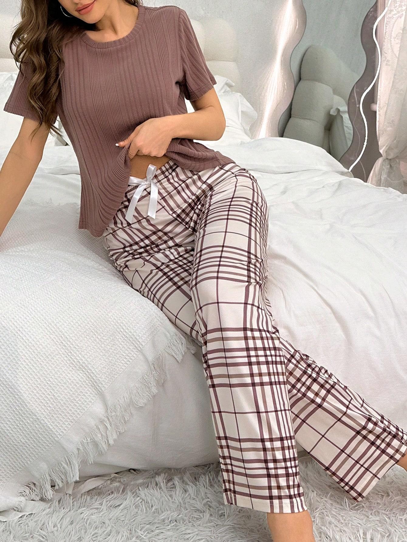 SHEIN BLUZKA Z KRÓTKIM RĘKAWEM S09__S