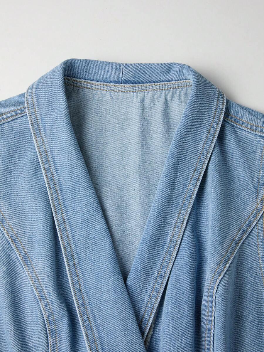 GLOWEVE NIEBIESKI KOMBINEZON JEANS S06__M
