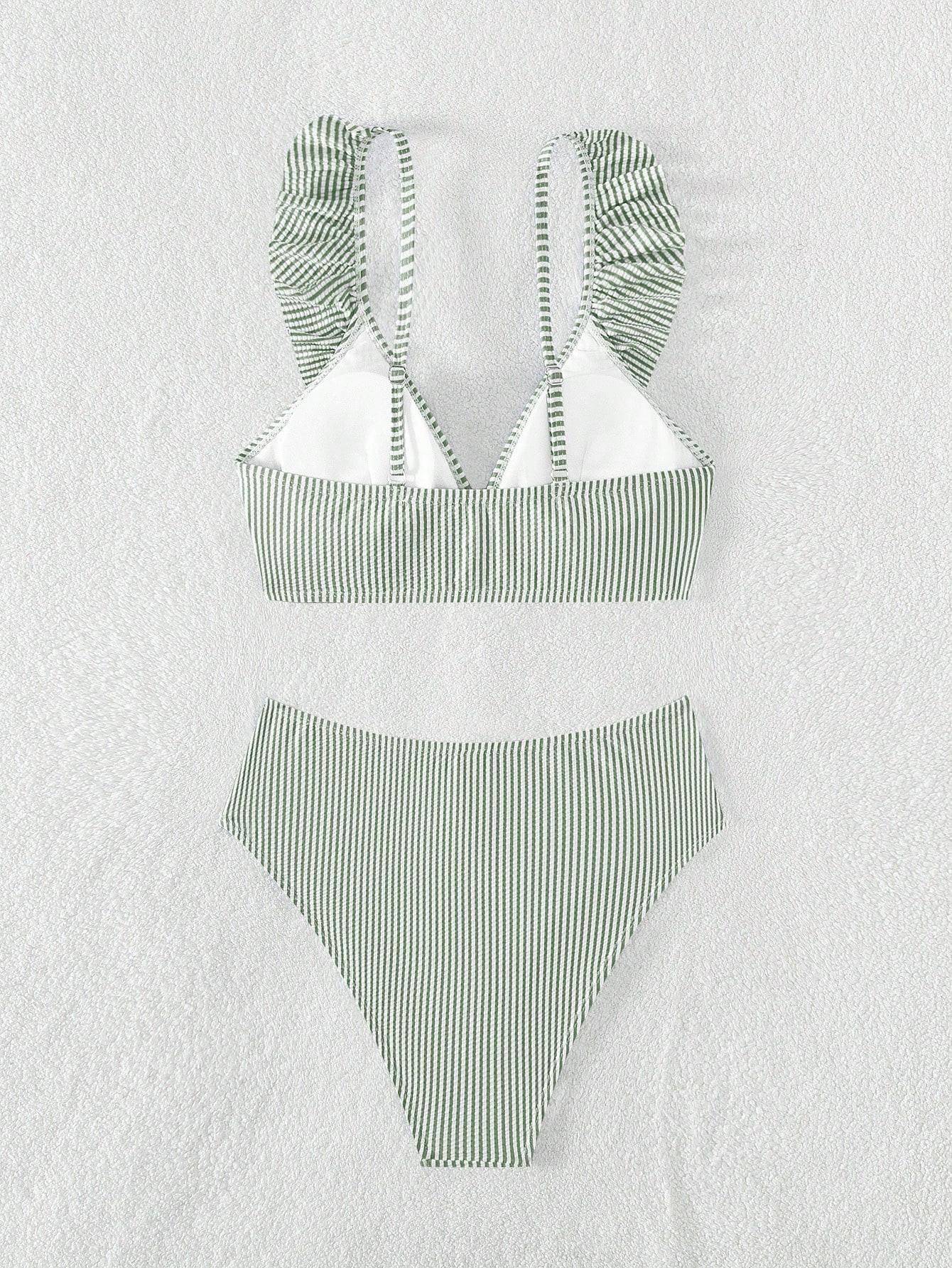 SHEIN DWUCZĘŚCIOWY STRÓJ KĄPIELOWY S09__S