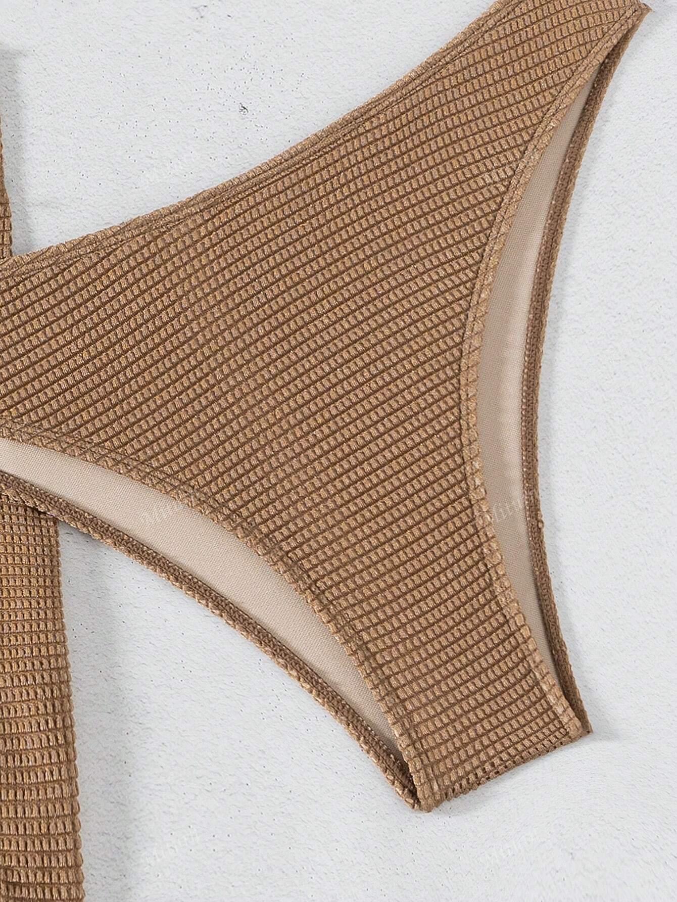 SHEIN DWUCZĘŚCIOWY STRÓJ KĄPIELOWY SPÓDNICA KOMPLET S09__L