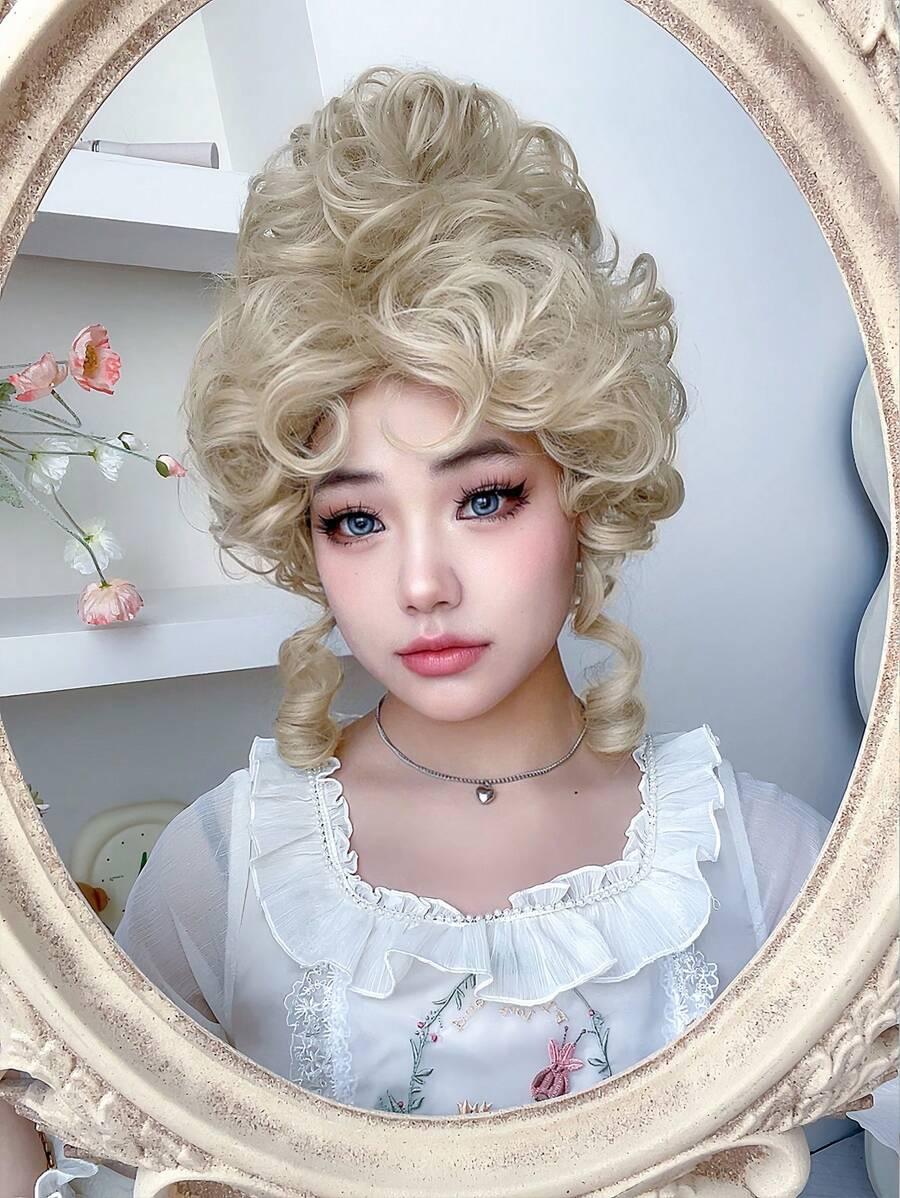 SHEIN WŁOSY SYNTETYCZNE PERKA BLOND S07