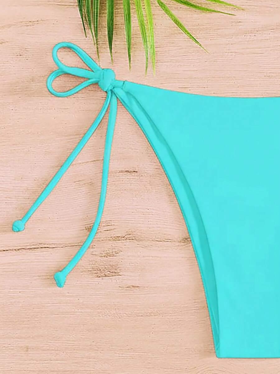 SHEIN NIEBESKI DÓŁ OD BIKINI S09__S