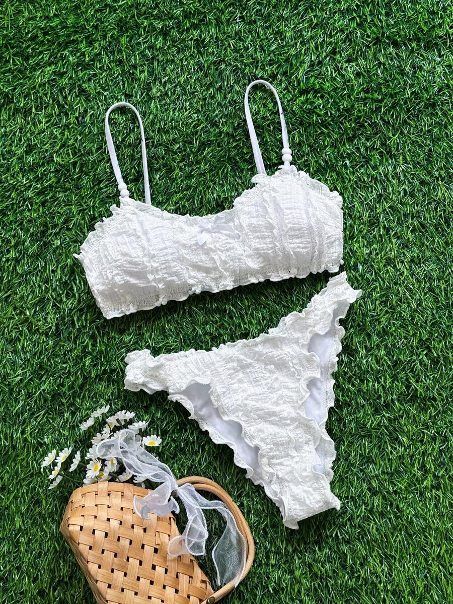 SHEIN DWUCZĘŚCIOWY STRÓJ KĄPIELOWY S09__M