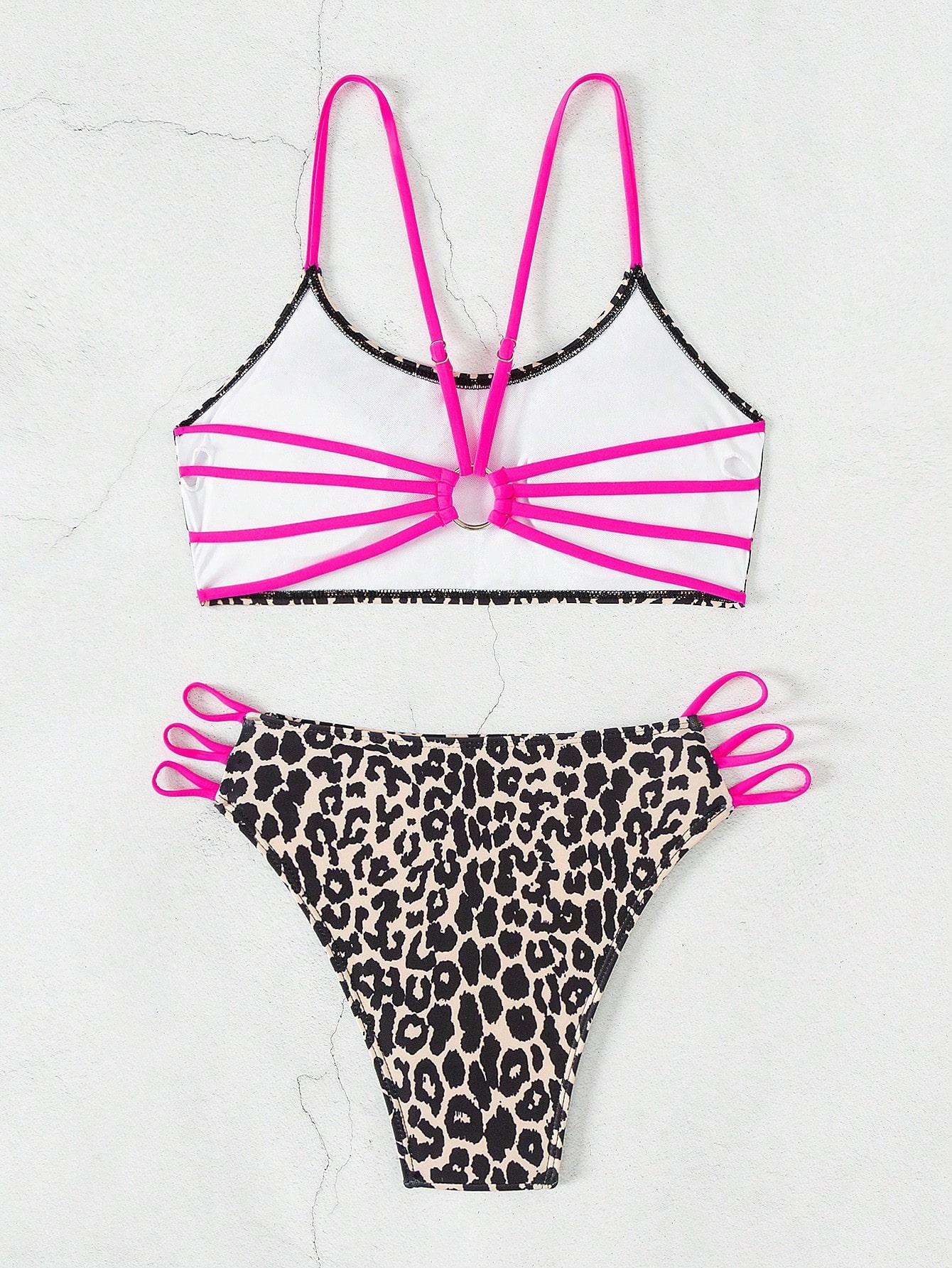 SWIM SXY DWUCZĘŚCIOWY STRÓJ KĄPIELOWY ANIMAL PRINT S09__L