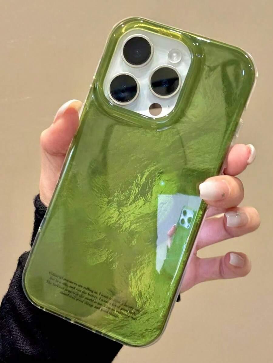 SHEIN ZIELONE ETUI NA TELEFON IPHONE 16 PRO S07