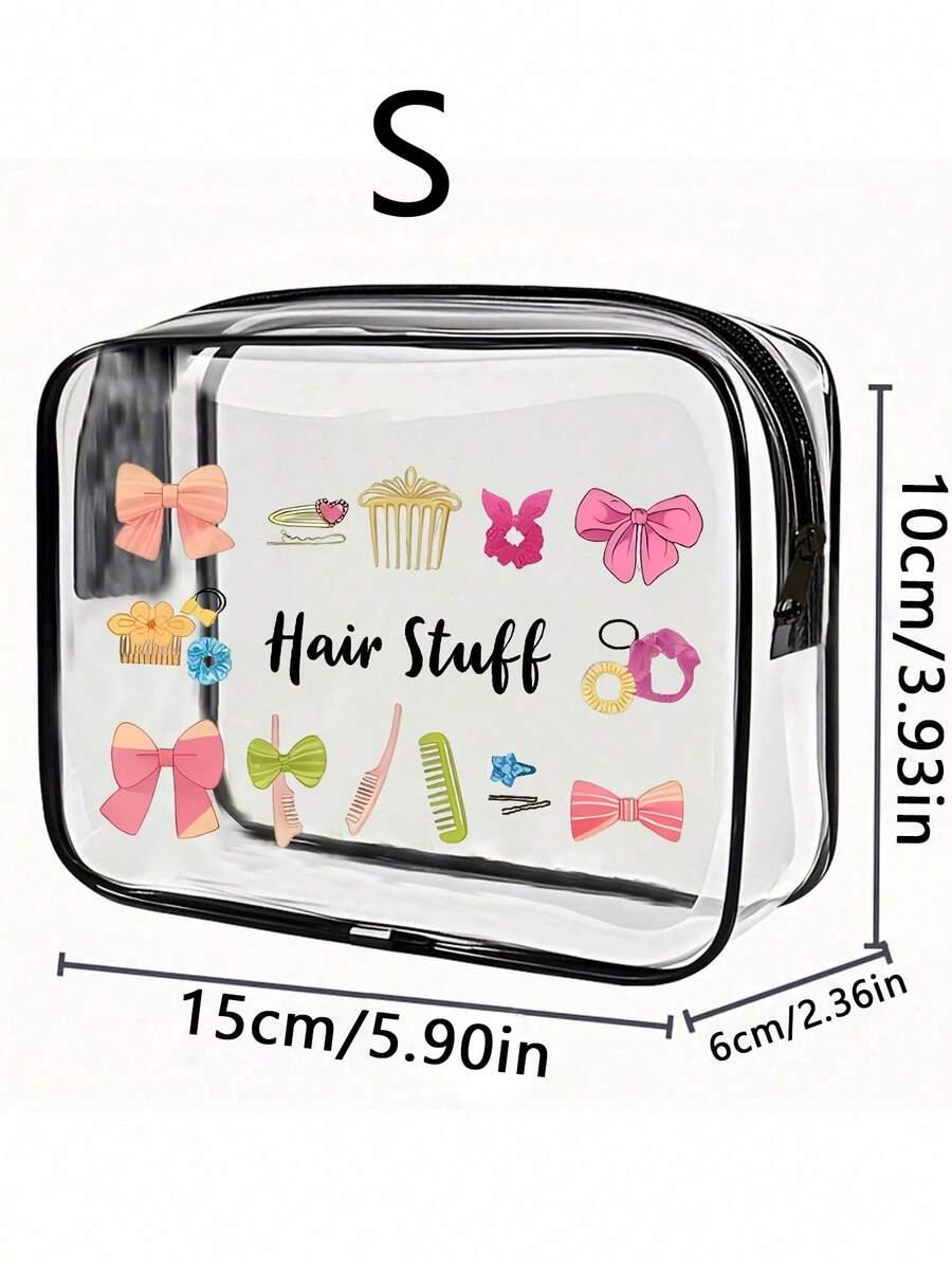 SHEIN BEZBARWNA KOSMETYCZKA ZAMEK S07__18X6X12CM