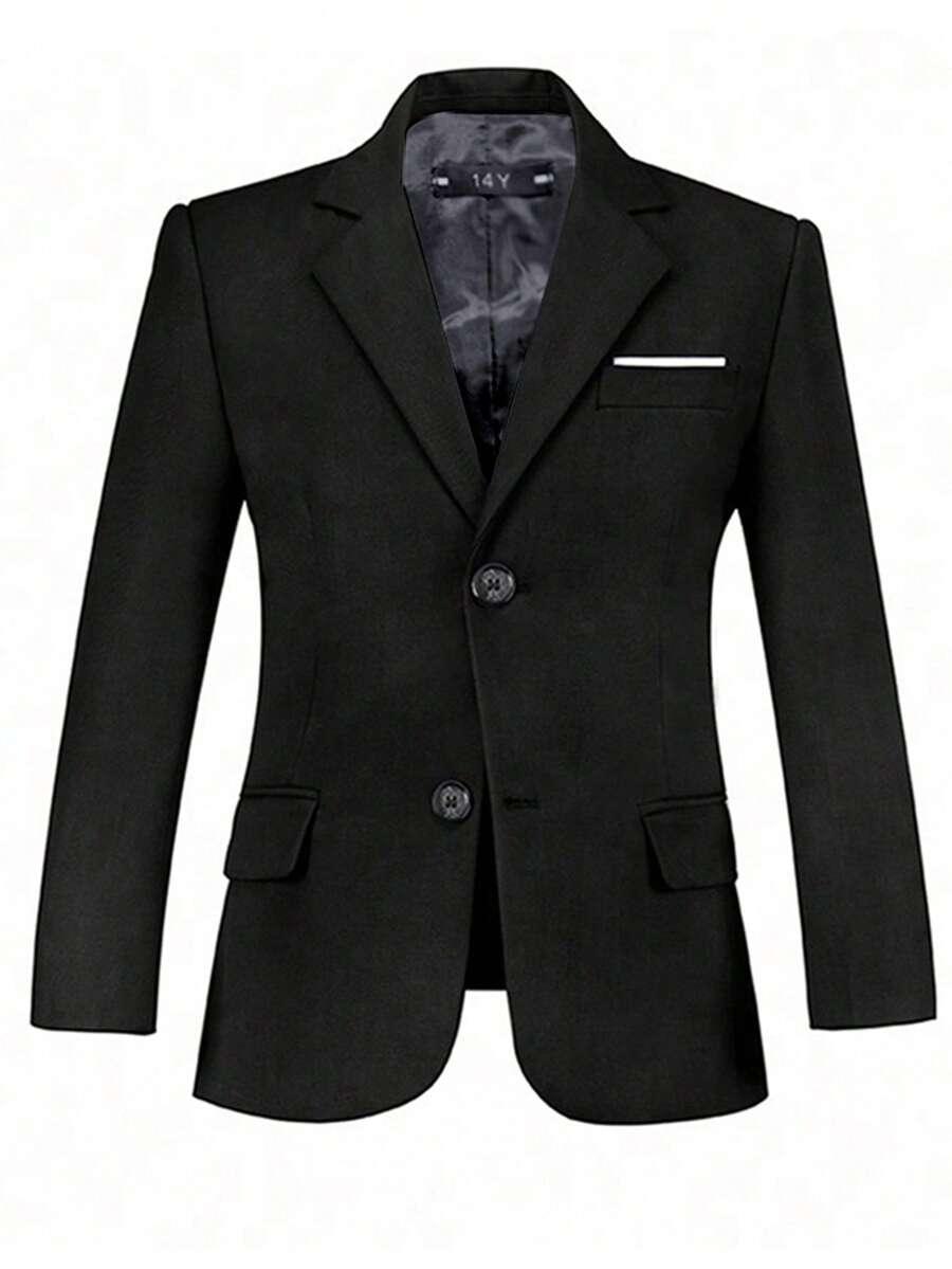 SHEIN CZARNA MARYNARKA GUZIKI S06__146-152
