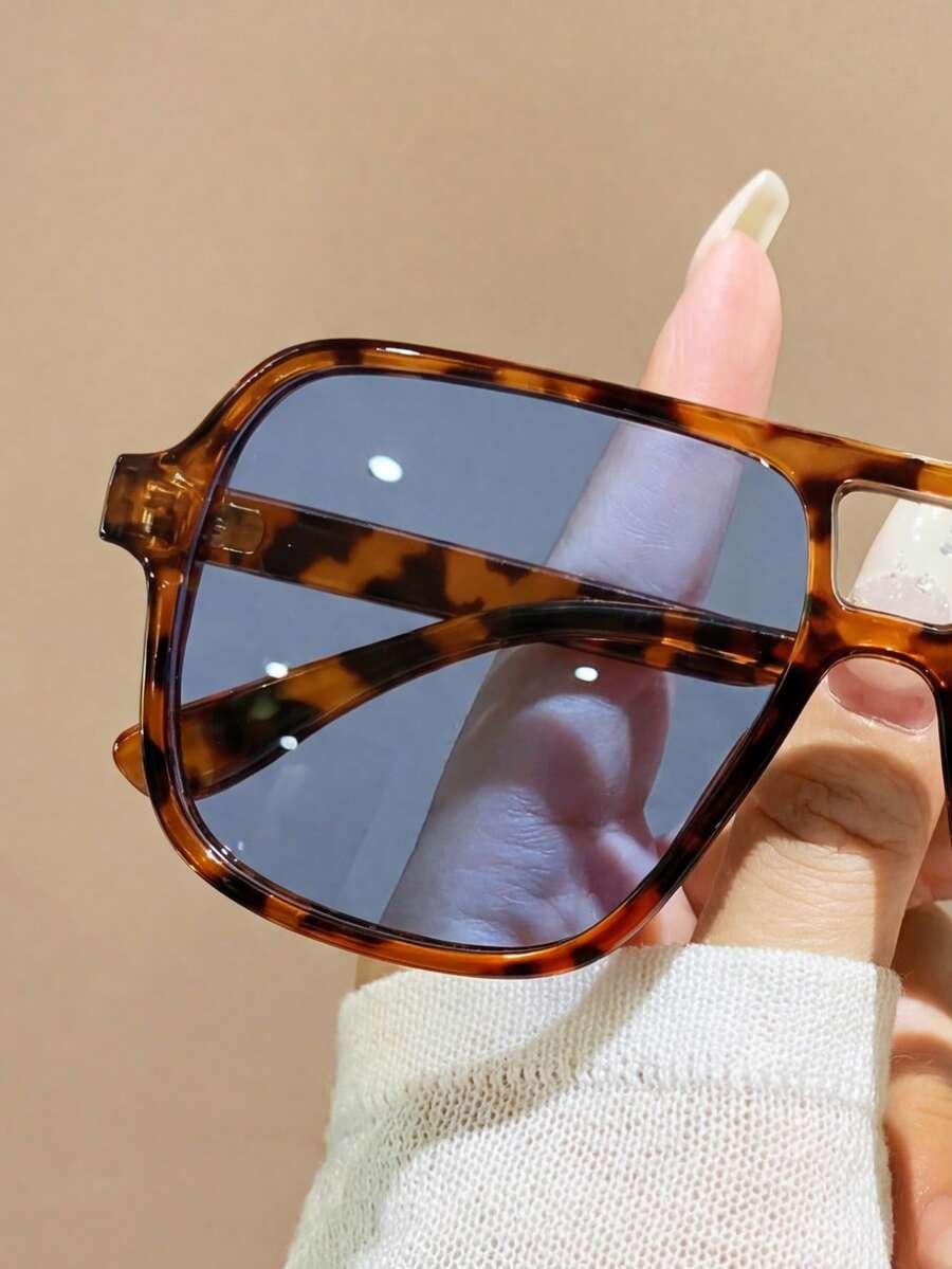 SHEIN OKULARY PRZECIWSŁONECZNE ANIMAL PRINT S07