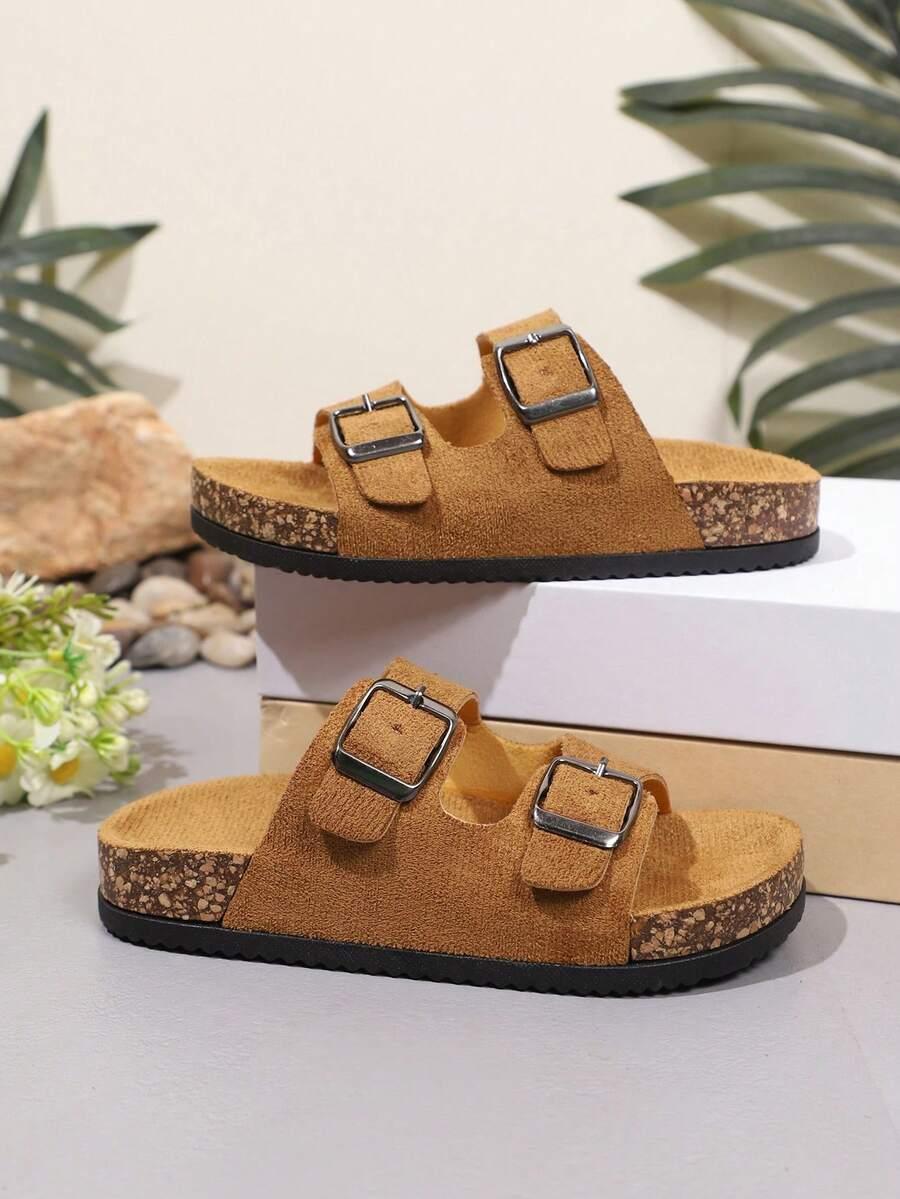 SHEIN BRĄZOWE KAPCIE KLAMRA S06__34-35