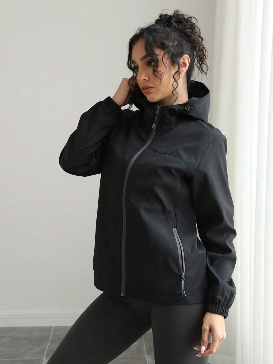 SHEIN CZARNA KURTKA WIATRÓWKA S06__48