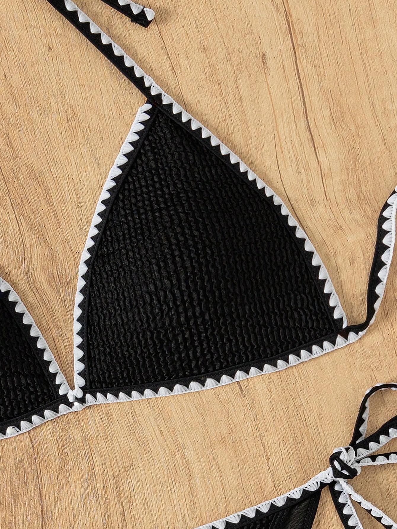 SHEIN DWUCZĘŚCIOWY STRÓJ KĄPIELOWY S09__XXS