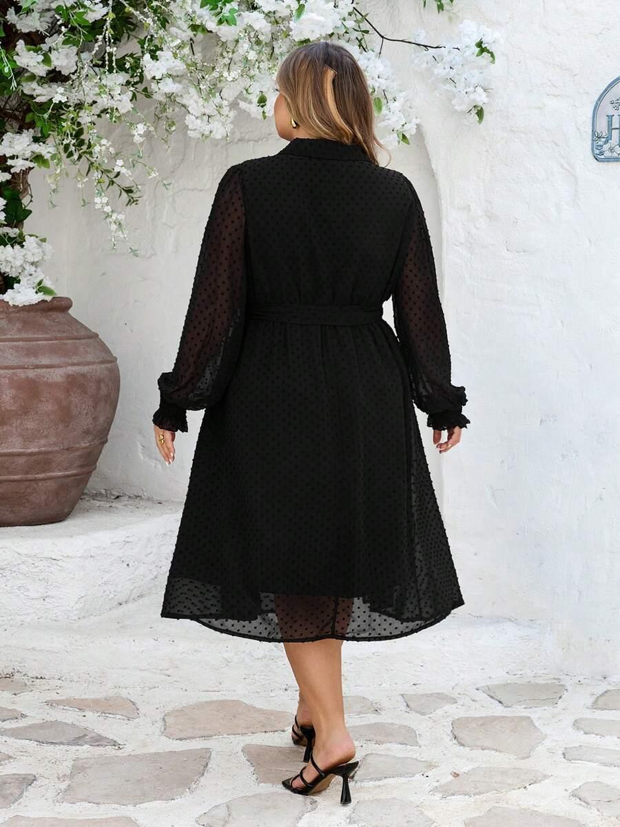 SHEIN CZARNA SUKIENKA DŁUGI RĘKAW S06__56