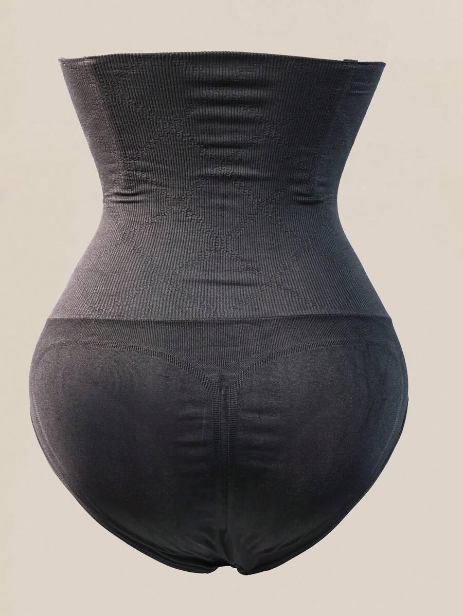 SHEIN CZARNE WYSZCZUPLAJĄCE MAJTKI PK01__M