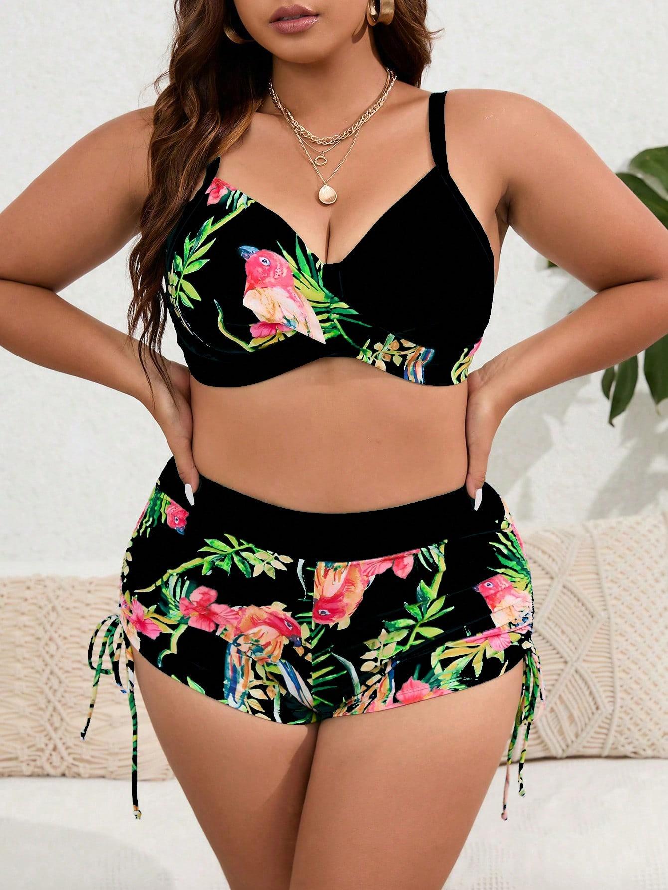 SHEIN DWUCZĘŚCIOWY STRÓJ KĄPIELOWY S09__46