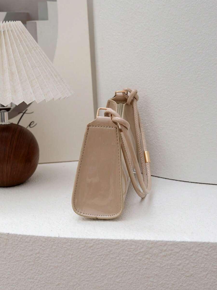 SHEIN BEŻOWA TOREBKA NA RAMIĘ S07__14,5X24CM
