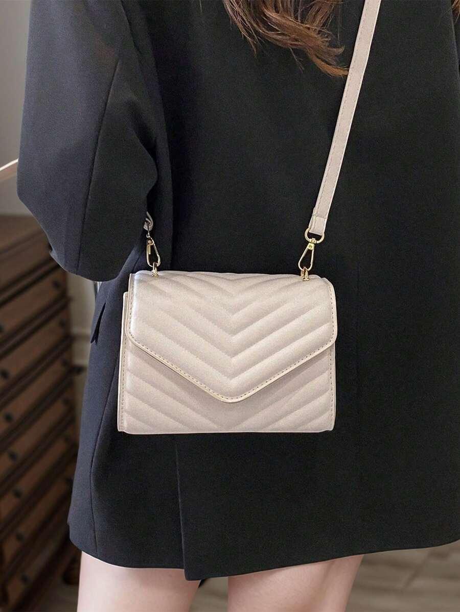SHEIN BIAŁA TOREBKA NA RAMIĘ S07__19X5X15CM
