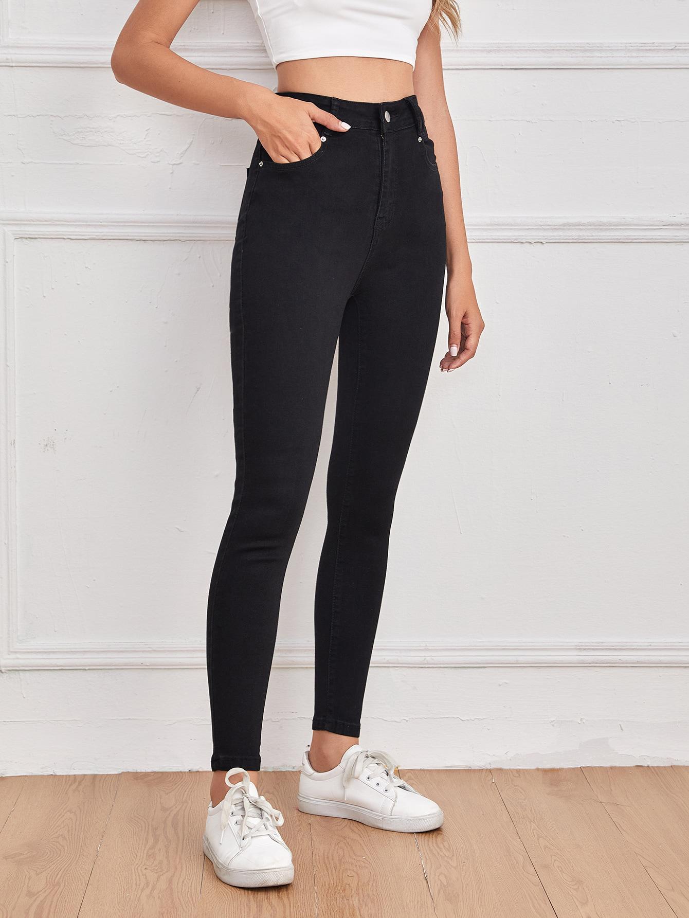 FLIRLA SPODNIE JEANS RURKI WYSOKI STAN S06__L