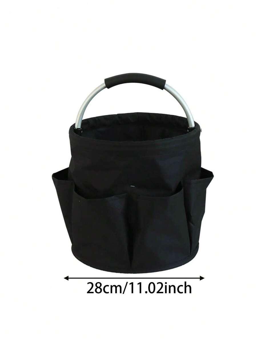 SHEIN CZARNY SKŁADANY KOSZ PIKNIKOWY S07__28X28