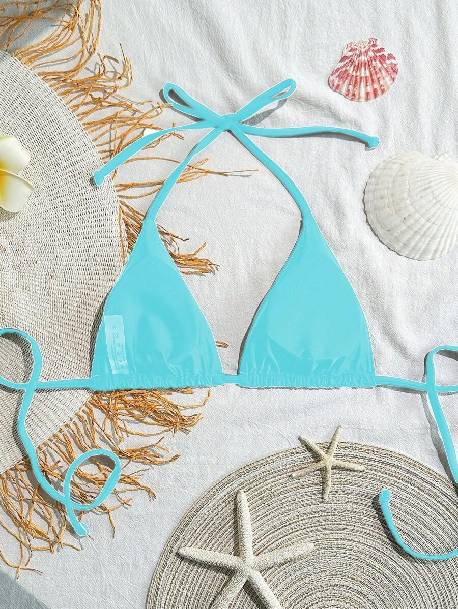 SWIM BASICS NIEBIESKA GÓRA OD BIKINI S09__XXL