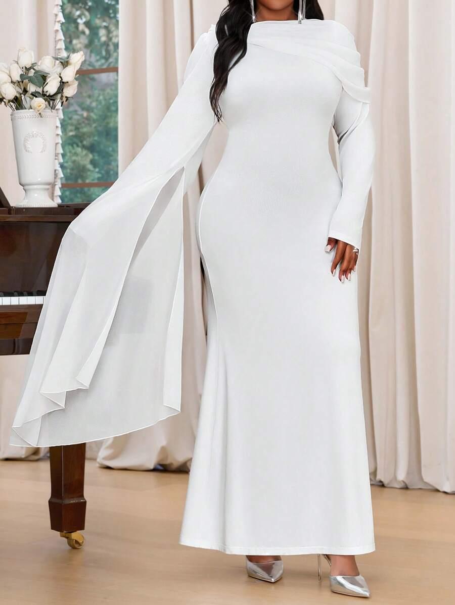 FLEURORA BIAŁA MAXI SUKIENKA S06__46