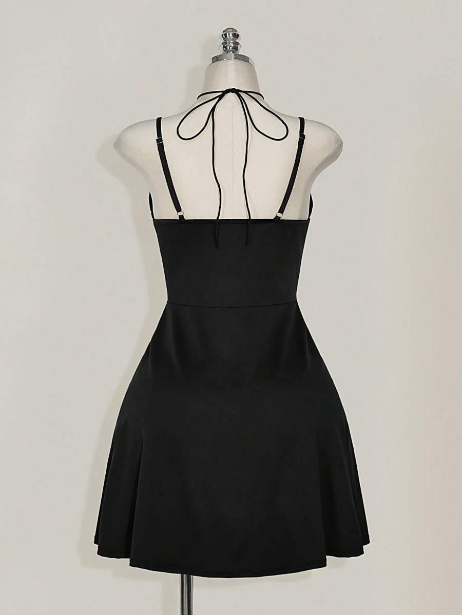 SHEIN CZARNA SUKIENKA MINI S06__48
