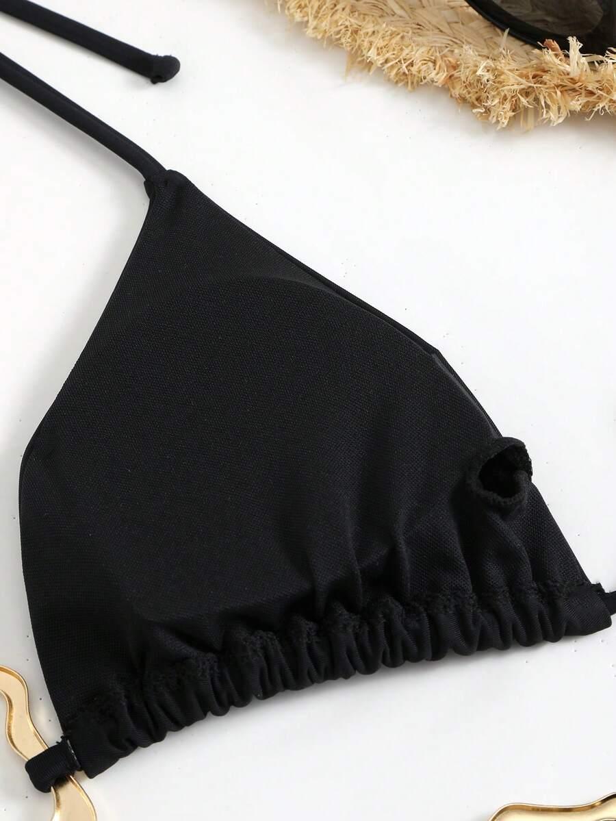 SHEIN DWUCZĘŚCIOWY STRÓJ KĄPIELOWY S09__L
