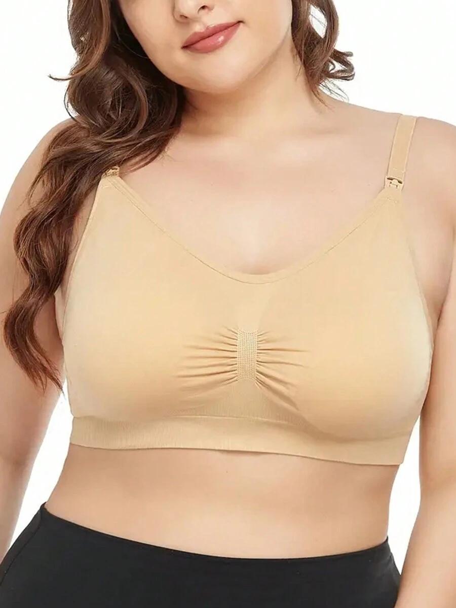 SHEIN BEŻOWY BIUSTONOSZ DO KARMIENIA S09__50