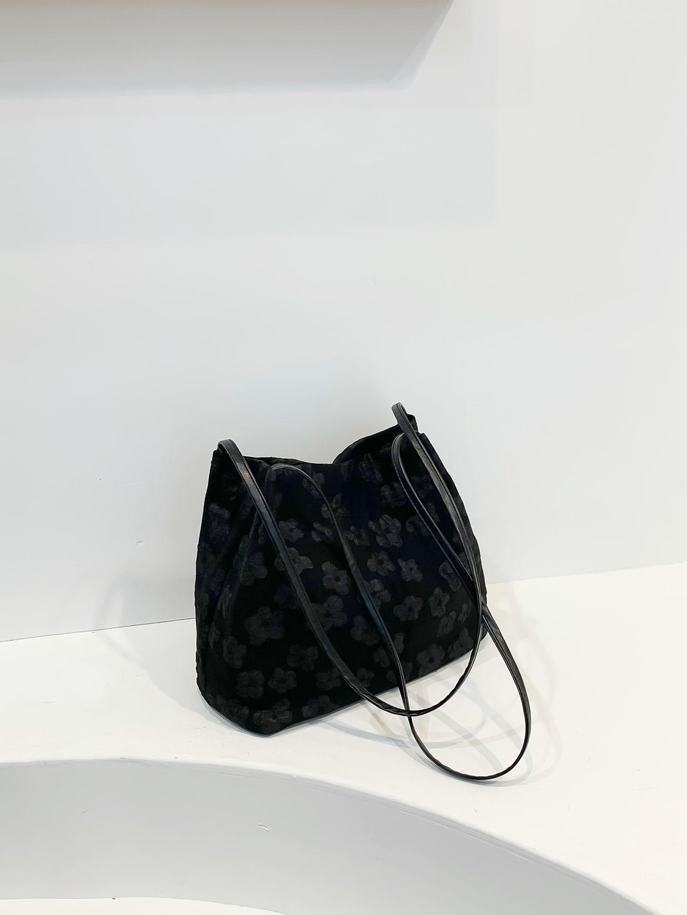 SHEIN CZARNA TOREBKA NA RAMIĘ S07__11X27,5X23