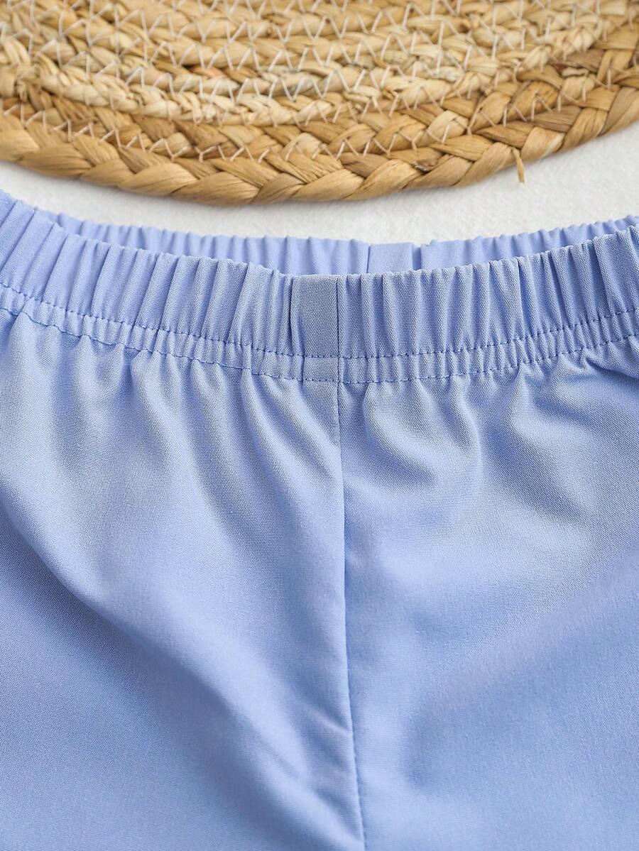 SHEIN NIEBIESKIE KRÓTKIE SPODENKI S06__86-92
