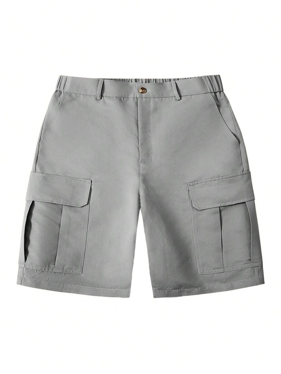 SHEIN SZARE SPODENKI KIESZENIE S06__XL