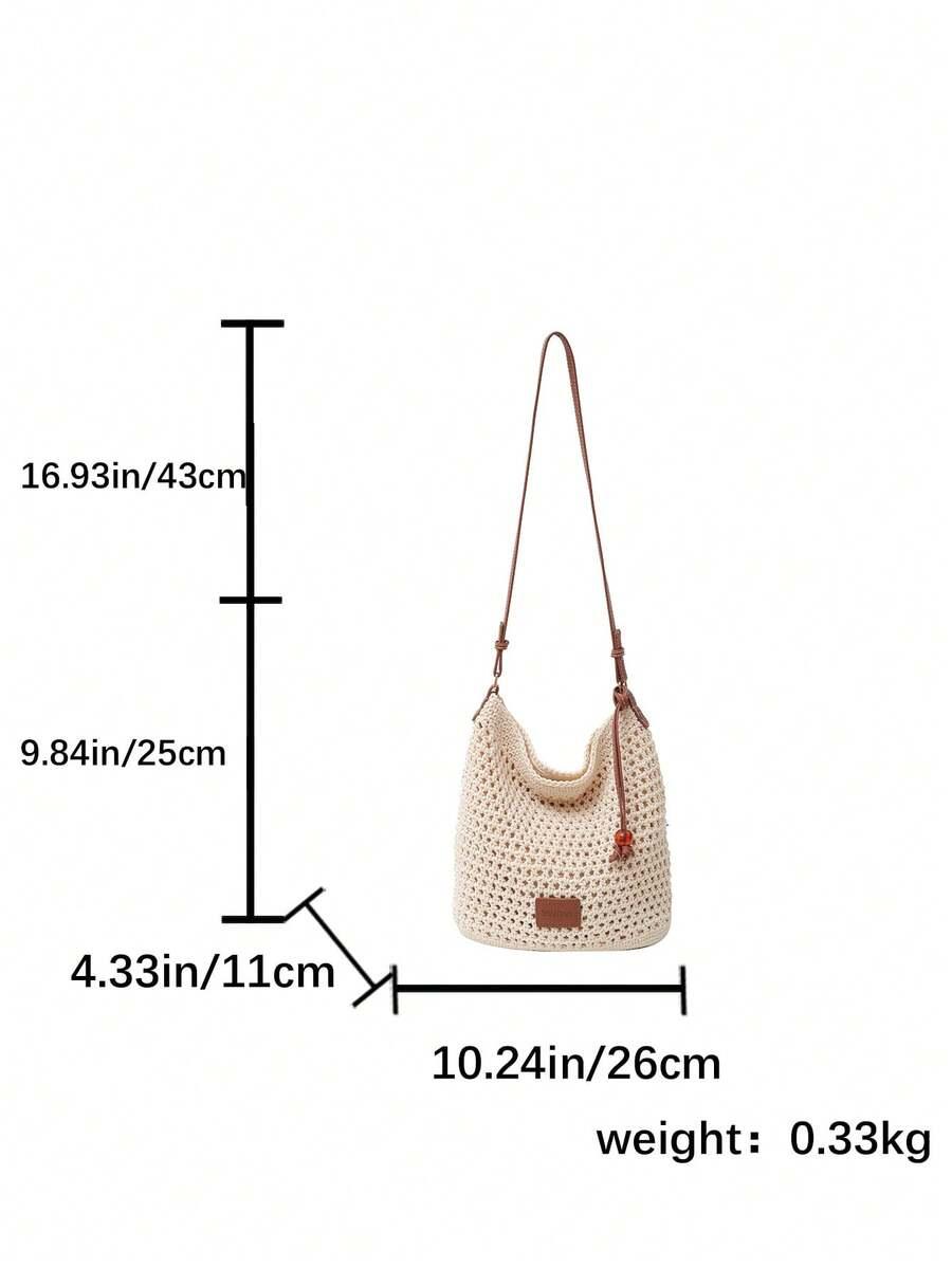 SHEIN BEŻOWA TOREBKA CROSSBODY S07__26X25
