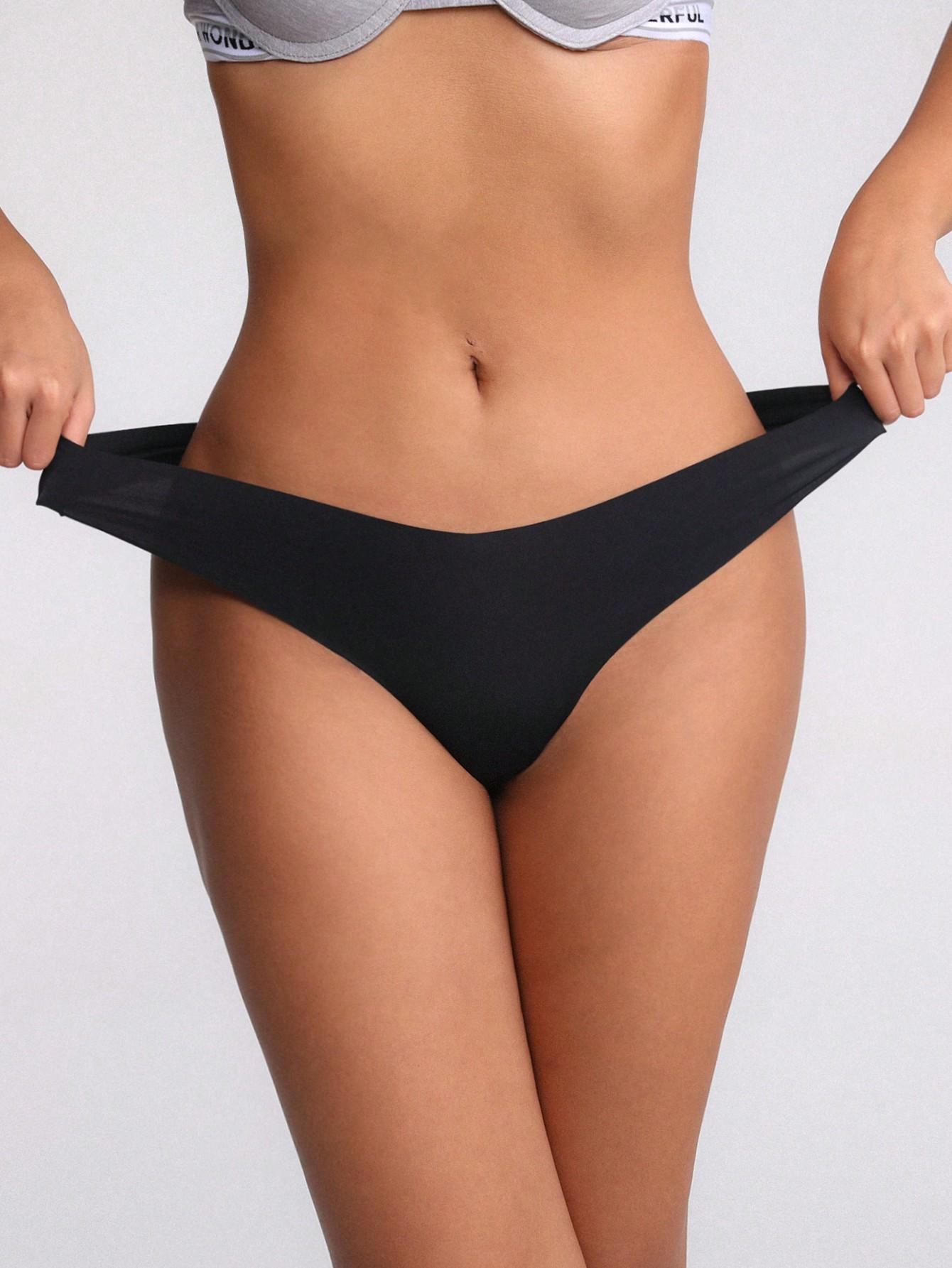 SHEIN CZARNE MAJTKI 7-PACK PK01__XS