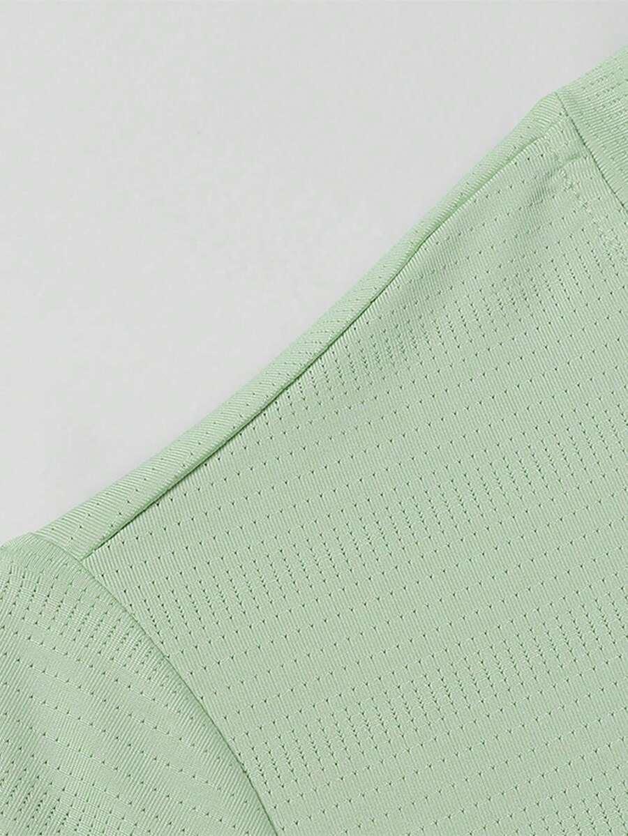 SHEIN ZIELONY T-SHIRT SPORTOWY S06__M