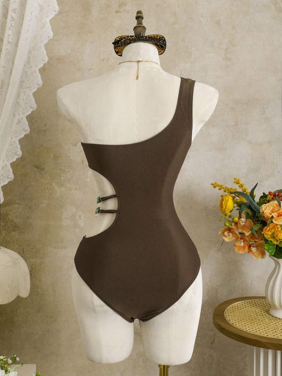 SHEIN JEDNOCZĘŚCIOWY STRÓJ KĄPIELOWY S09__M