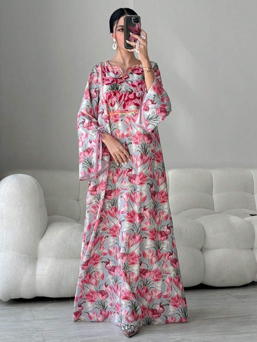 YASMYNA SUKIENKA MAXI KWIATY