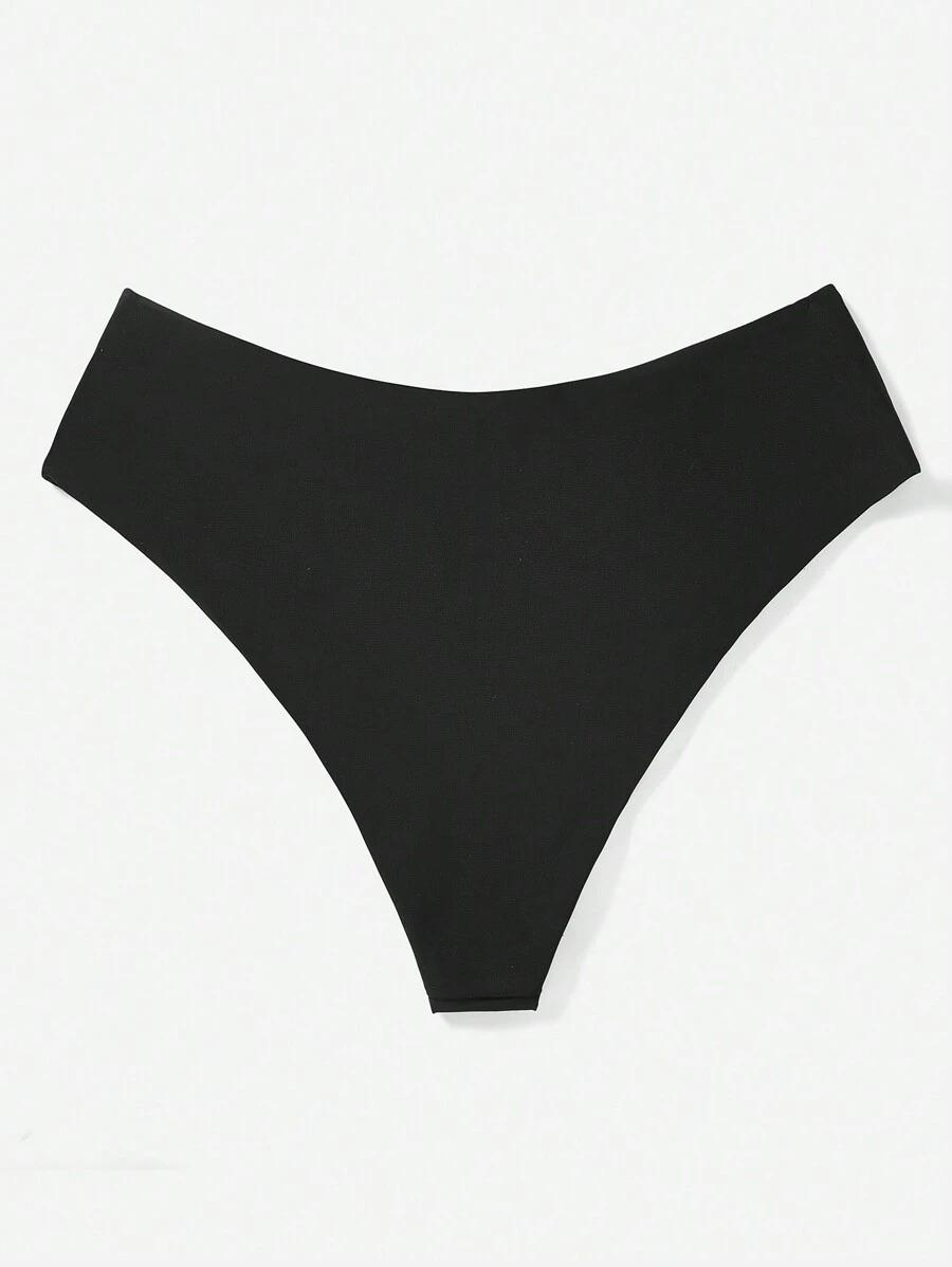 SHEIN CZARNY DÓŁ OD BIKINI S09__XXL