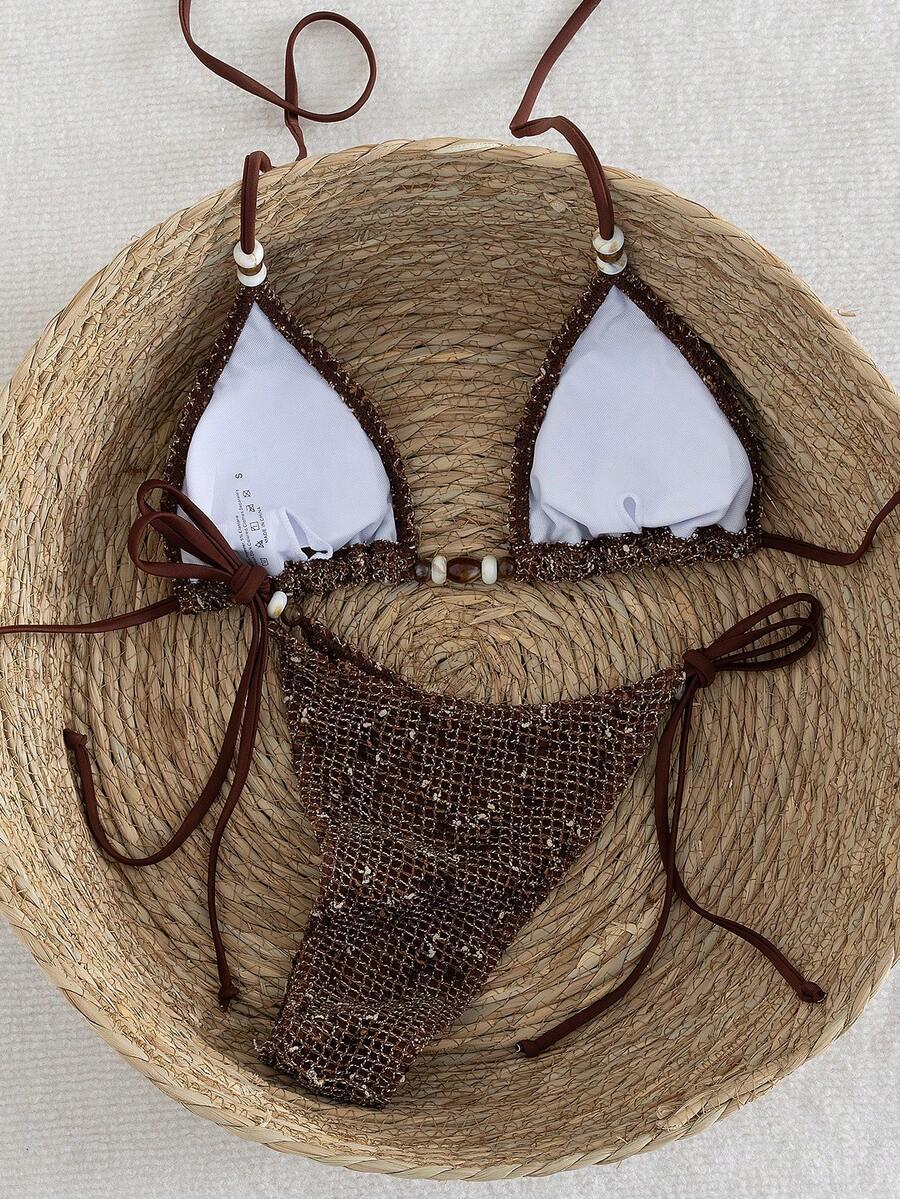 SHEIN DWUCZĘŚCIOWY STRÓJ KĄPIELOWY S09__M